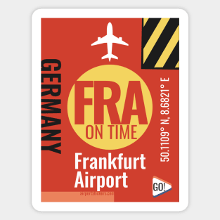 Frankfurt airport code Sticker